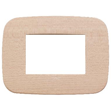 Vimar Arké 19683.53 Placca Round 3M acero product photo Photo 01 3XL