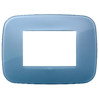 Vimar Arké 19683.64 Placca Round 3M Reflex oltremare product photo Photo 01 3XL