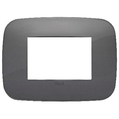 Vimar Arké 19683.82 Placca Round 3M grigio product photo Photo 01 3XL