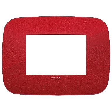 Vimar Arké 19683.85 Placca Round 3M rosso product photo Photo 01 3XL