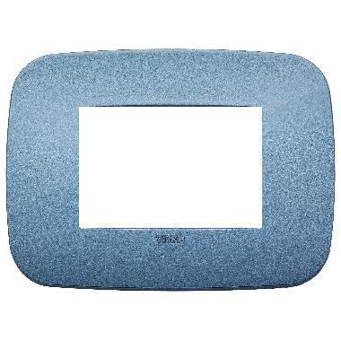 Vimar Arké 19683.86 Placca Round 3M blu product photo Photo 01 3XL