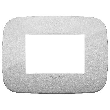 Vimar Arké 19683.89 Placca Round 3M silver product photo Photo 01 3XL