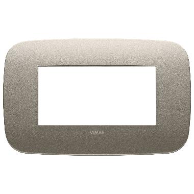 Vimar Arké 19684.13 Placca Round 4M champagne matt product photo Photo 01 3XL