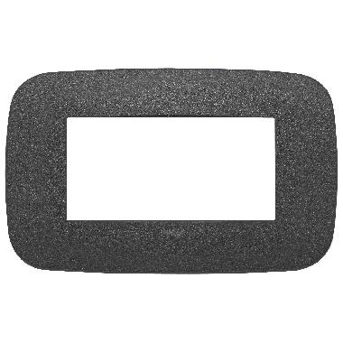 Vimar Arké 19684.21 Placca Round 4M grafite matt product photo Photo 01 3XL