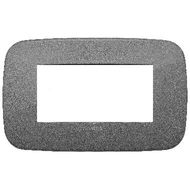 Vimar Arké 19684.22 Placca Round 4M ardesia product photo Photo 01 3XL