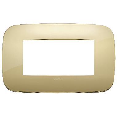 Vimar Arké 19684.27 Placca Round 4M oro product photo Photo 01 3XL