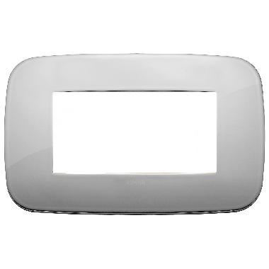 Vimar Arké 19684.28 Placca Round 4M cromo product photo Photo 01 3XL