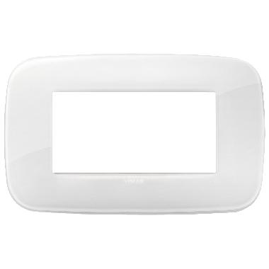 Vimar Arké 19684.66 Placca Round 4M Reflex ghiaccio product photo Photo 01 3XL