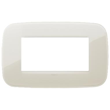 Vimar Arké 19684.67 Placca Round 4M Reflex avorio product photo Photo 01 3XL