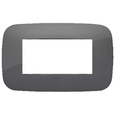 Vimar Arké 19684.82 Placca Round 4M grigio product photo Photo 01 3XL