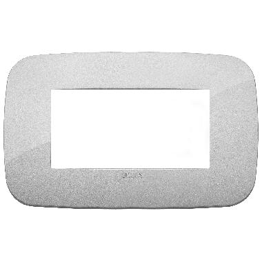 Vimar Arké 19684.89 Placca Round 4M silver product photo Photo 01 3XL