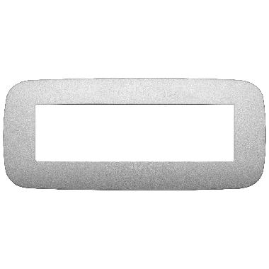 Vimar Arké 19687.23 Placca Round 7M argento matt product photo Photo 01 3XL