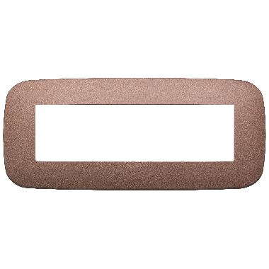 Vimar Arké 19687.24 Placca Round 7M bronzo matt product photo Photo 01 3XL