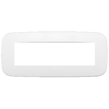 Vimar Arké 19687.26 Placca Round 7M polar matt product photo Photo 01 3XL