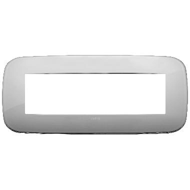 Vimar Arké 19687.28 Placca Round 7M cromo product photo Photo 01 3XL