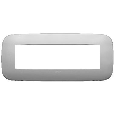 Vimar Ark&eacute; 19687.30 Placca Round 7M nichel matt product photo Photo 01 3XL