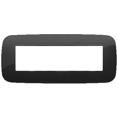 Vimar Arké 19687.81 Placca Round 7M nero product photo Photo 01 3XL