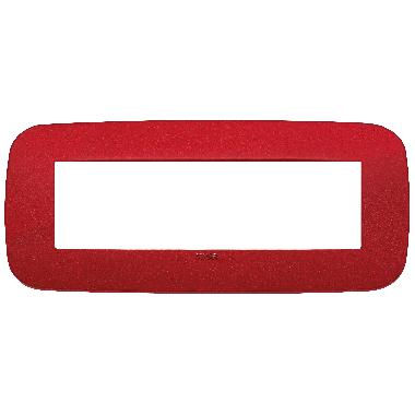 Vimar Arké 19687.85 Placca Round 7M rosso product photo Photo 01 3XL