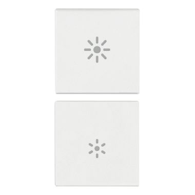 Due mezzi tasti 1M dimmer bianco product photo Photo 01 3XL
