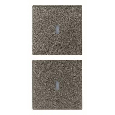 Vimar Arké 19751.M Due mezzi tasti 1M neutro pers. Metal product photo Photo 01 3XL