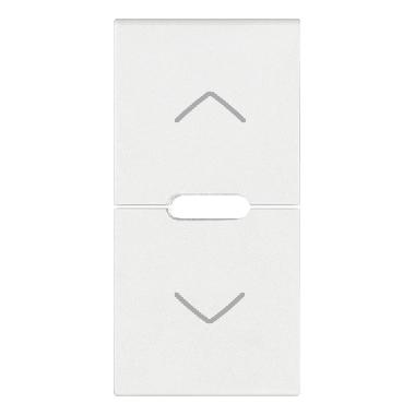 Vimar Arké 19755.2.B Due mezzi tasti 1M simboli frecce bianco product photo Photo 01 3XL
