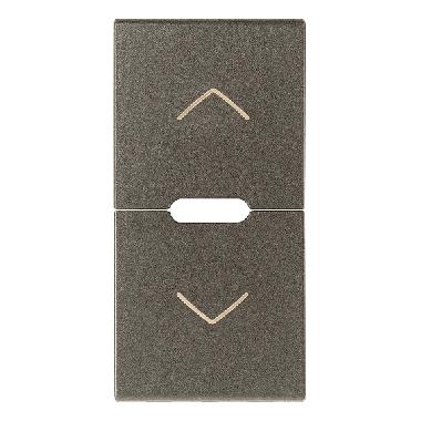 Vimar Arké 19755.2.M Due mezzi tasti 1M simboli frecce Metal product photo Photo 01 3XL