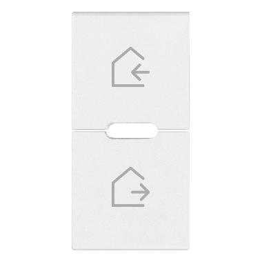 Vimar Arké 19755.6.B Due mezzi tasti 1M scenari bianco product photo Photo 01 3XL