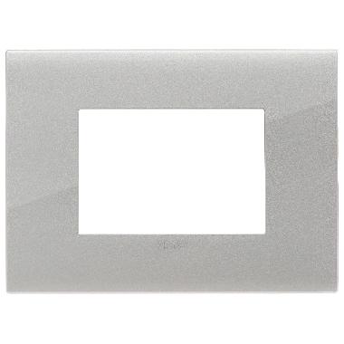 Vimar Arké 19953.03 Placca fit 3M argento product photo Photo 01 3XL