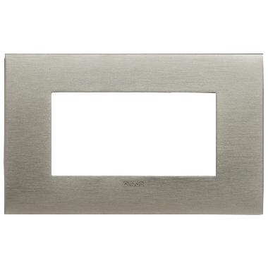 Vimar Ark&eacute; 19954.08 Placca fit 4M acciaio spazzolato product photo Photo 01 3XL