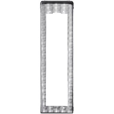 Cornice per 1 placca 3M acciaio product photo Photo 01 3XL