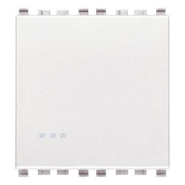 Vimar Eikon 20001.2.B Interruttore 1P 16AX 2M bianco product photo Photo 01 3XL