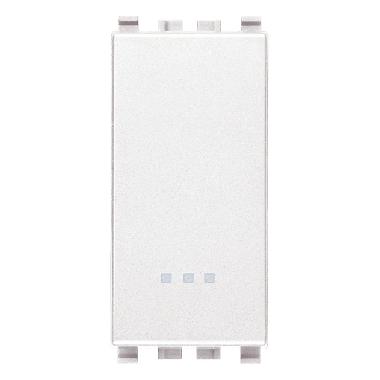 Vimar Eikon 20005.B Deviatore 1P 16AX bianco product photo Photo 01 3XL