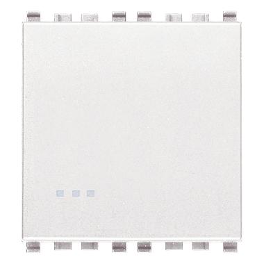 Vimar Eikon 20008.2.B Pulsante 1P NO 10A 2M bianco product photo Photo 01 3XL