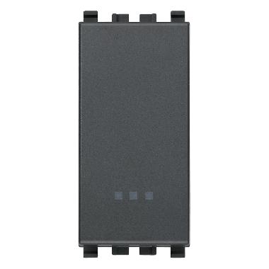 Vimar Eikon 20008 Pulsante 1P NO 10A grigio product photo Photo 01 3XL