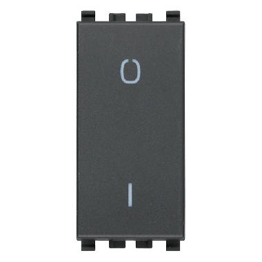 Vimar Eikon 20015 Interruttore 2P 16AX grigio product photo Photo 01 3XL