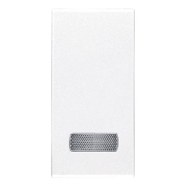 Vimar Eikon 20026.B Tasto 1M con diffusore bianco product photo Photo 01 3XL