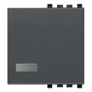 Vimar Eikon 20027 Tasto 2M con diffusore grigio product photo Photo 01 3XL