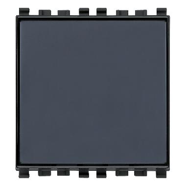 Vimar Eikon 20050 Pulsante targhetta 1P NO 10A grigio product photo Photo 01 3XL