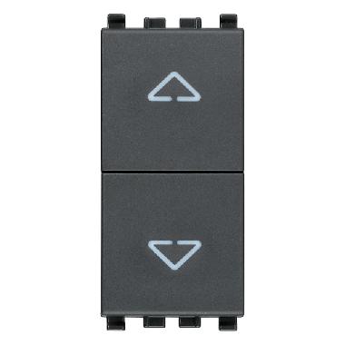 Vimar Eikon 20060 Commutatore 2P 10AX grigio product photo Photo 01 3XL