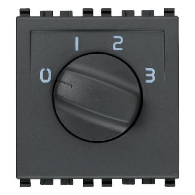 Vimar Eikon 20096 Commutatore rotativo 1P 6(3)A grigio product photo Photo 01 3XL