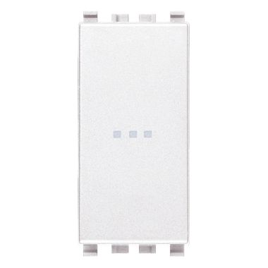 Interruttore 1P 16AX assiale bianco product photo Photo 01 3XL