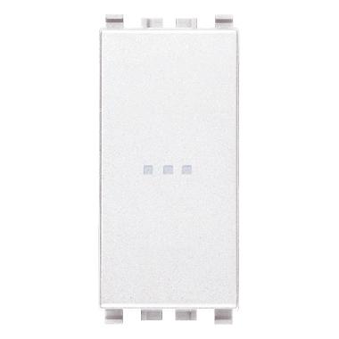 Vimar Eikon 20105.B Deviatore 1P 16AX assiale bianco product photo Photo 01 3XL