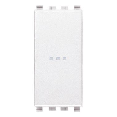 Vimar Eikon 20108.B Pulsante 1P NO 10A assiale bianco product photo Photo 01 3XL