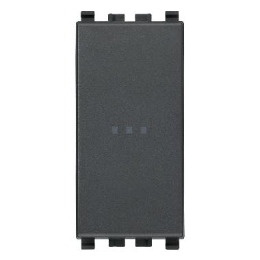 Vimar Eikon 20108 Pulsante 1P NO 10A assiale grigio product photo Photo 01 3XL