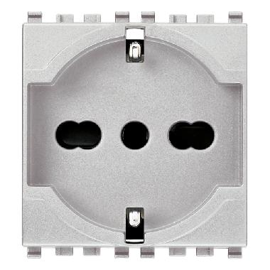 Vimar Eikon 20210.N Presa 2P+T 16A universale Next product photo Photo 01 3XL