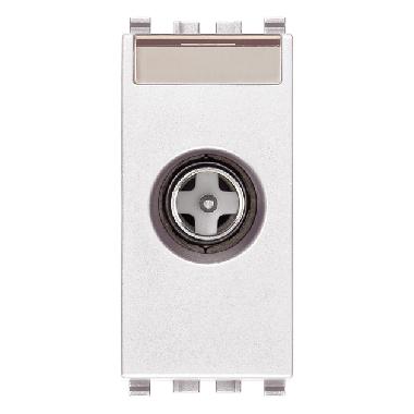 Vimar Eikon 20300.01.B Presa TV-RD-SAT diretta bianco product photo Photo 01 3XL