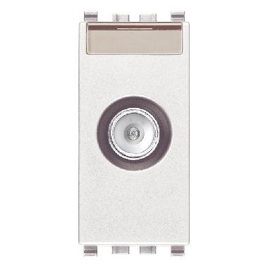 Vimar Eikon 20300.10.B Presa TV-RD-SAT passante bianco product photo Photo 01 3XL