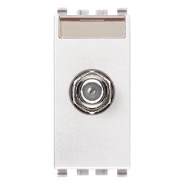 Vimar Eikon 20318.B Presa coassiale tipo F femmina bianco product photo Photo 01 3XL