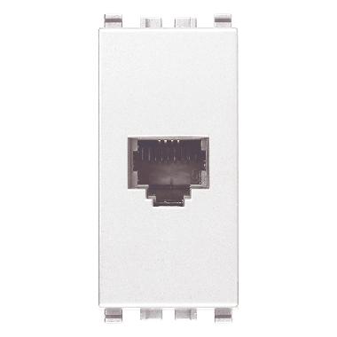 Vimar Eikon 20320.B Presa RJ11 6/4 bianco product photo Photo 01 3XL