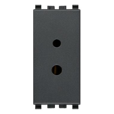 Vimar Eikon 20331 Presa polarizzata 2P 6A 24V SELV grigio product photo Photo 01 3XL